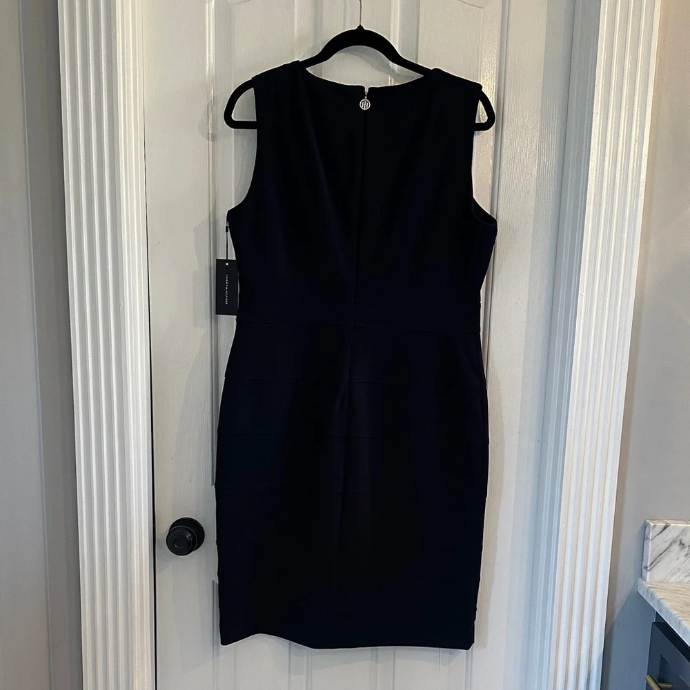 Tommy Hilfiger Dark Blue Midi Dress - Picture 7 of 8